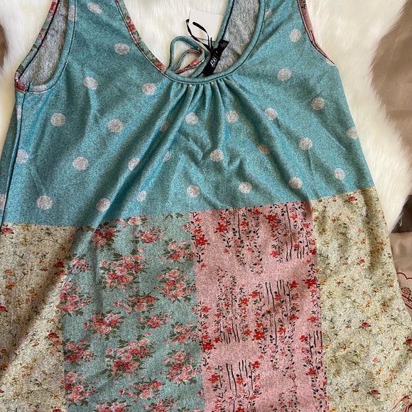 Lily pink & blue polka dot swing tunic NWT - Picture 2 of 4